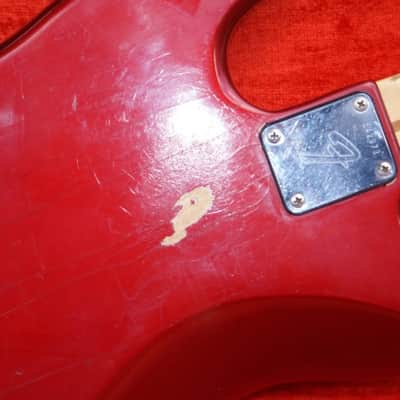 Fender Jazz Bass 1973 - Candy Apple Red image 6