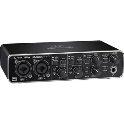 Behringer U-PHORIA UMC204HD USB 2.0 Audio Interface image 2