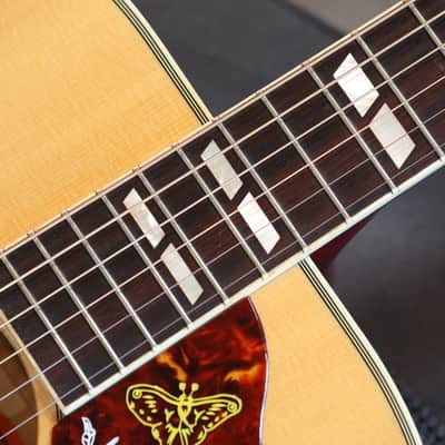 Minty! 2005 Gibson Custom Shop Hummingbird Birds Eye Maple Dreadnought Acoustic Guitar Natural + OHSC image 9