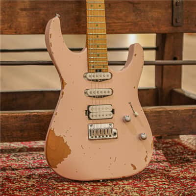 CHARVEL Rick Graham Signature Pro-Mod DK24 2PT Worn Shell Pink image 1