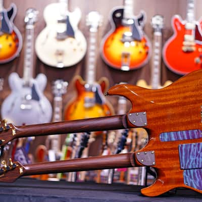 ESP Custom shop Hiend Spec Snapper CTM double Neck  2019 Custom color image 14