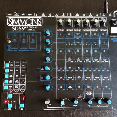 Simmons SDS9 6-Channel Drum Synthesizer 1985 - Black image 1