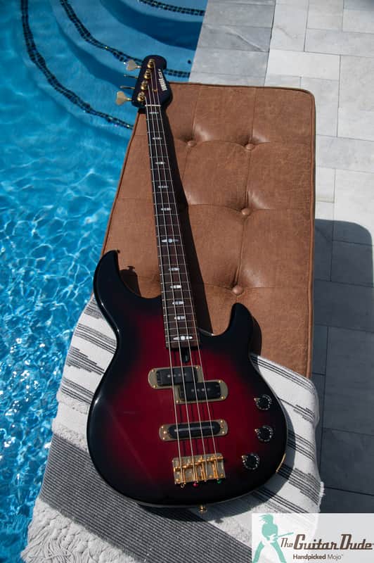 1985 Yamaha BBX-24 P/J Electric Bass - Cherry Burst - Made In Japan - Pro Set Up w Perfect Frets/Action/Intonation! image 1