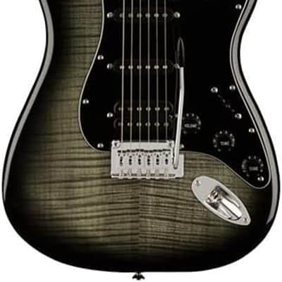 Squier Affinity Series Stratocaster FMT Electric Guitar, Black Burst, Maple Fingerboard image 1