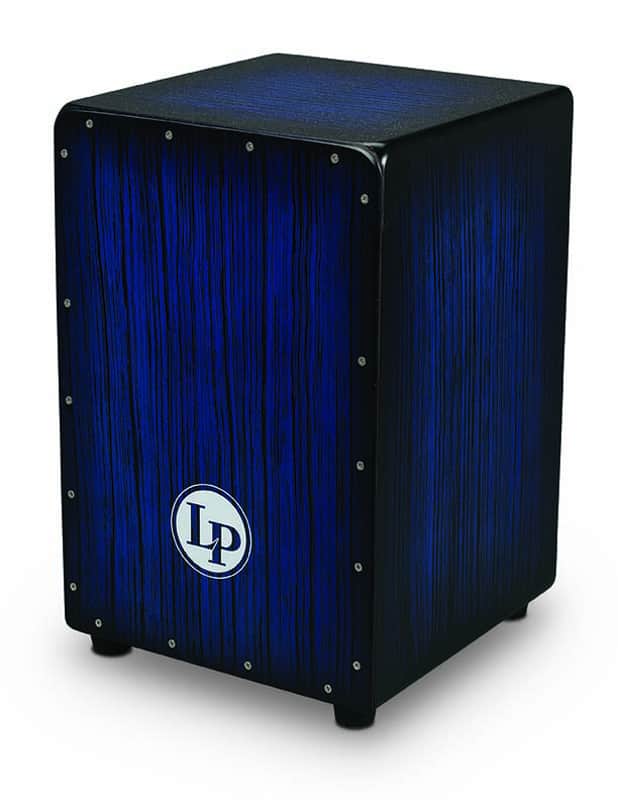 Latin Percussion LPA1332-BBS Aspire Accent Blueburst Streak Cajon image 1