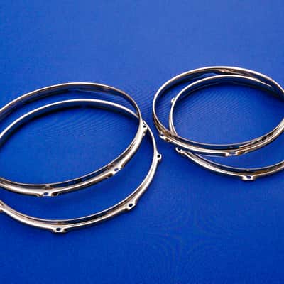 Pearl Stainless Steel Power Hoops 2 mm 2 x 12" + 2 x 14" Ultra RARE image 11
