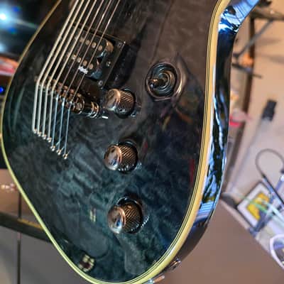 Schecter Omen Extreme-7 2010 - Present - See-Thru Black image 11