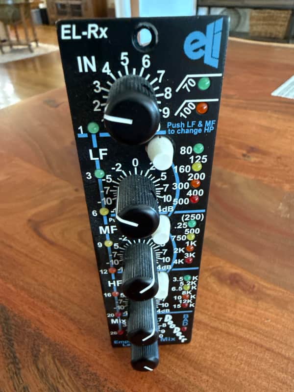 Empirical Labs EL-Rx DocDerr 500 Series Channel Strip Module 2010s - Black image 1