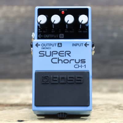 Boss CH-1 Super Chorus Clean Brilliant Sound Classic Boss Chorus Effect Pedal image 1