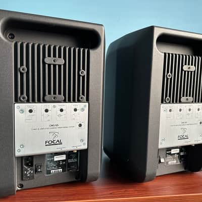Focal CMS65 6.5" Powered Monitor (Pair) 2010s - Gray image 3