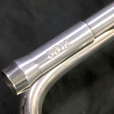 King SB12 System Blue Marching Trumpet Silver-Plated image 6