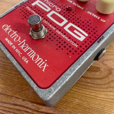 Electro-Harmonix Micro POG Polyphonic Octave Generator 2007 - Present - Red / Gray image 6
