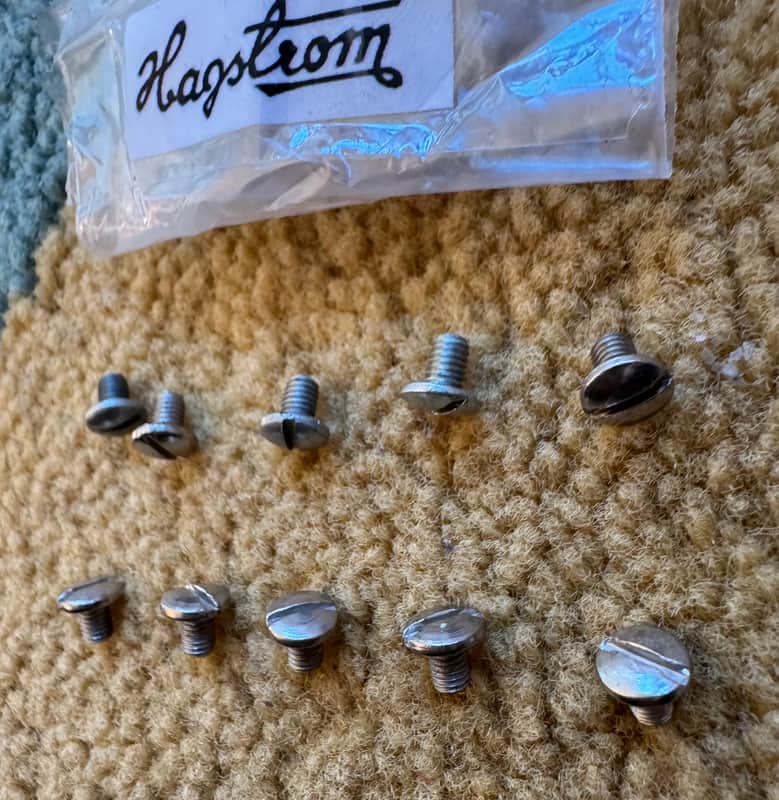 Hagstrom Short Screws 5,6 mm 10 pcs 60s-70s image 1
