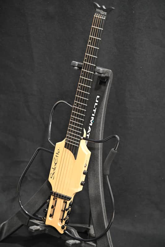 [Rare] USA-made Wright Guitars Soloette Steel String Silent Guitar (Maple)) image 1