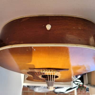 RARE 1957 Guild F-30 Sunburst - Hoboken Built New York Era Vintage Acoustic Guitar image 14