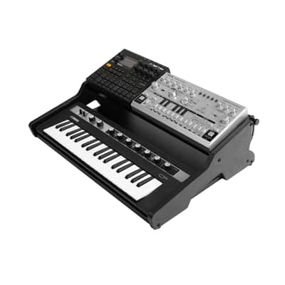 Gator Frameworks Elite Synth Oasis Series Keyboard Stand For 32-Key Midi Controllers, Black (GFW-ELITE-SYNTHOASIS-BLK-32) image 6