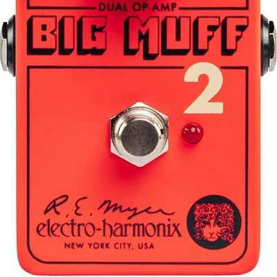 Electro Harmonix Big Muff Pi 2 Fuzz Pedal - Red image 1