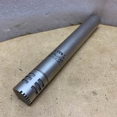 AKG C451E MICROPHONE W/CK1 CAPSULE/ SILVER- VINTAGE! MINTY! MAKE OFFER! image 1
