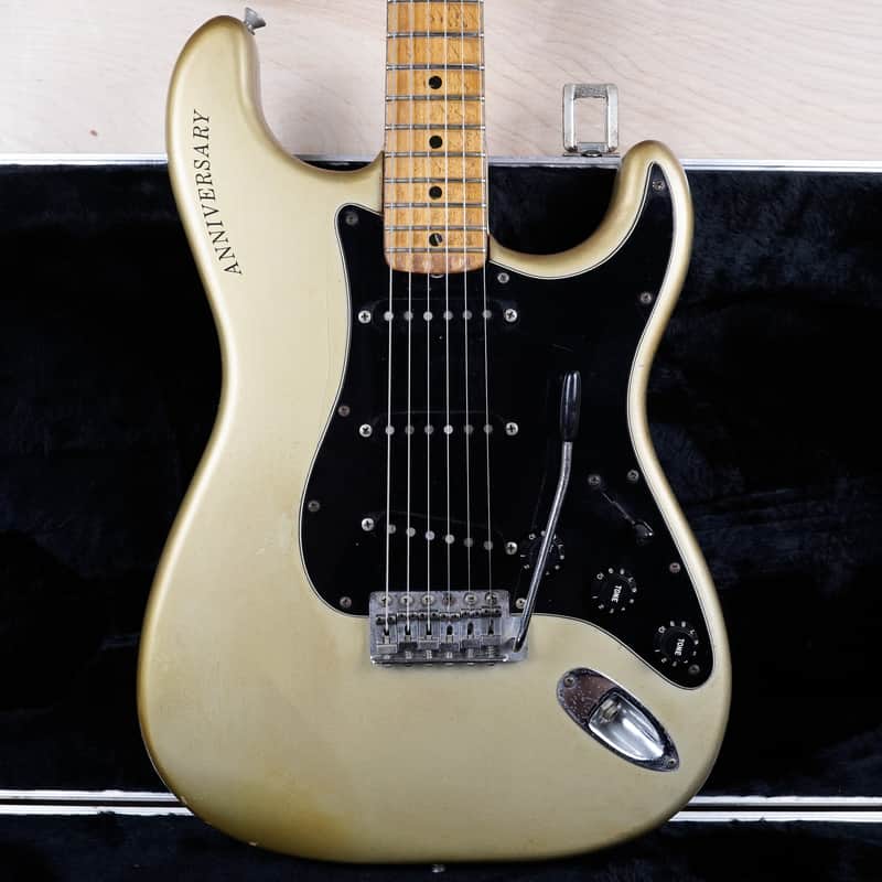 Fender 25th Anniversary Stratocaster 1979 Silver Metallic Vintage USA w/ OHSC image 1