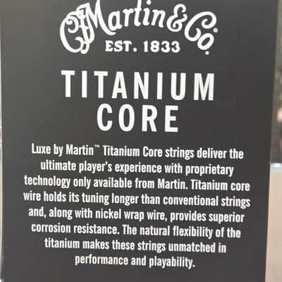 Martin MTCN160 Titanium Core Nickel Acoustic Guitar Strings Light Gauge 5 Pack image 5
