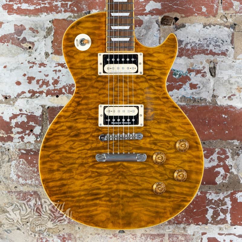 2014 Edwards E-LP 125SD/QM Tiger Eye