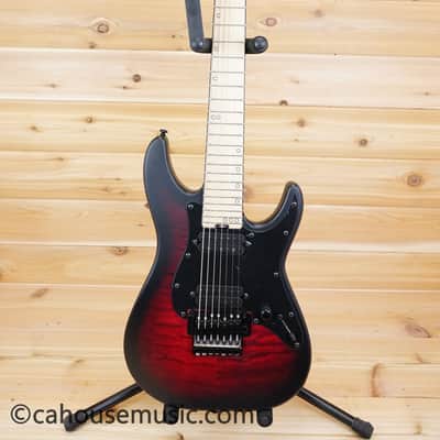 Schecter Miles Dimitri Baker-7 FR - Crimson Red Burst Satin image 11
