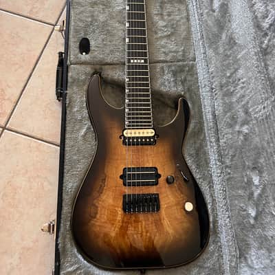 ESP E-II M-II 7 NT 2019 - 2020 - Dark Brown Natural Burst image 1