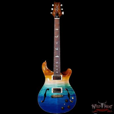 PRS Wild West Guitars 25th Anniversary Limited Run Wood Library Artist Package Hollowbody II Piezo Beach Fade (Private Stock Color) 5.55 LBS (US Only / No International Shipping) image 3