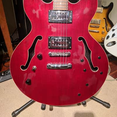 Samick Artist Series - SAN-450 - 335 copy - Lefty conversion 90s red image 1