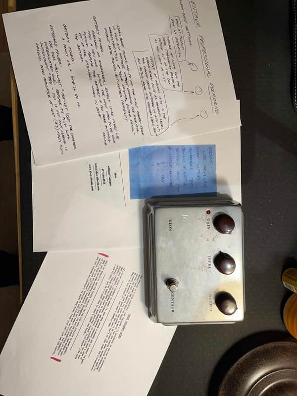 Klon Centaur Professional Overdrive (Non-Horsie) 1994 - 2008 - Silver image 1