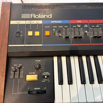 Roland Juno-60 61-Key Polyphonic Synthesizer 1982 - 1984 - Black image 2