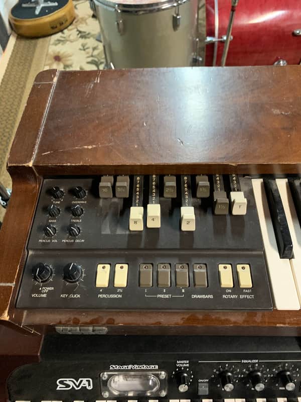 Korg CX-3 Digital Tonewheel Organ 1979 - Wood image 1