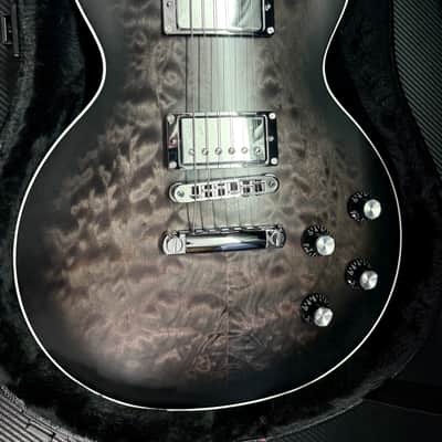 2026 Gibson Mark Morton Les Paul Modern Quilt - Translucent Ebony Burst Satin - 8 Lbs 1.1 oz image 6
