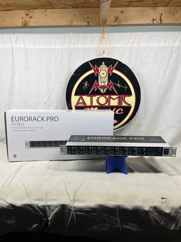 Behringer Eurorack Pro RX1602 16-Input Line Mixer | Reverb