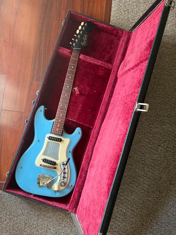 1960s Hagstrom Mark I - Baby Blue w/ Ess & Ess Case image 1
