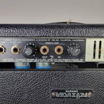 1983 Fender London Reverb 2-Channel 1x12" Solid State Combo - Black Local Pickup Only in Milwaukee, WI image 9