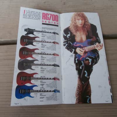Vintage 1990 Ibanez Guitar and Bass Catalog! JEM, EX, Artist, JS Series! Rare, Original Case Candy! image 8