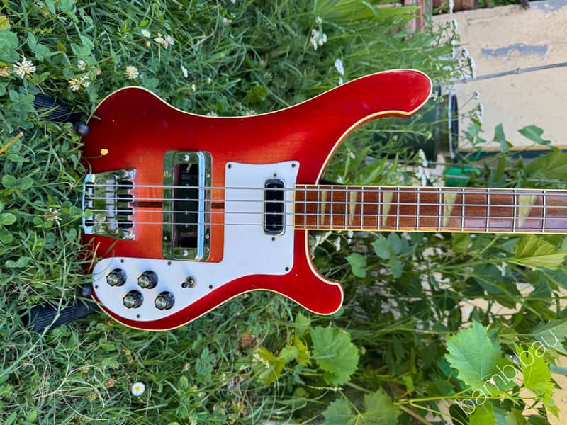 1975 Rickenbacker 4001 Bass - Fireglo - Clean Beauty - OHSC image 1