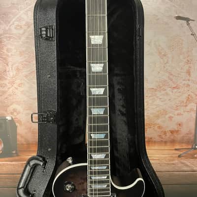 Gibson Mark Morton Signature Les Paul Modern Quilt 2026 - Translucent Ebony Burst Satin image 4