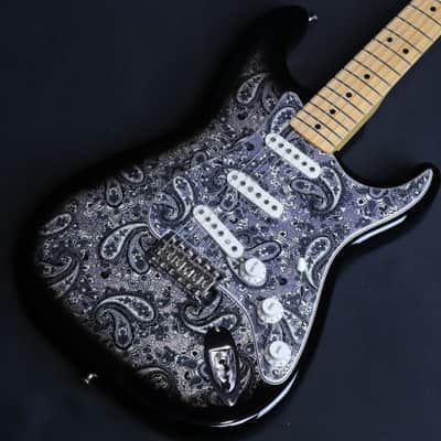 Fender MIJ Limited Edition Paisley Stratocaster 2024 - 2025 - Black Paisley image 2