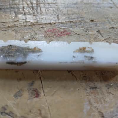 Unbranded Plastic Guitar Nut 1960s - White image 3