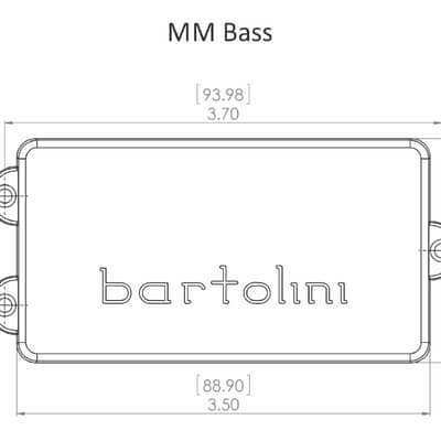 Bartolini MM4CBC Music Man 4 String Dual Coil pickup image 4