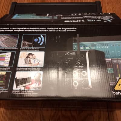 Behringer X Air XR18 Tablet-Controlled Digital Mixer With Tablet, Router, Case image 9