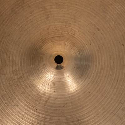 1960s Zildjian 14" Hi Hat Cymbals 915g 1142g image 3