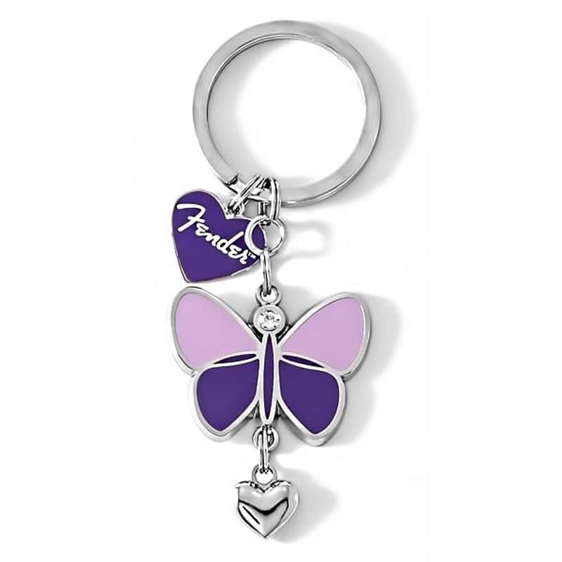 Fender Butterfly Keychain, Purple 2016 image 1