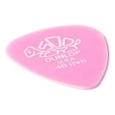 Dunlop JD-41P.46 Delrin 500 Standard Picks 12-Pack 0.46mm (Pink) - Set of Picks image 5