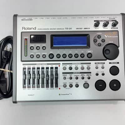 Roland TD-20 Electric Drum Brain Module V-Drum TD20 - NEW BLUE LCD SCREEN !!! image 2