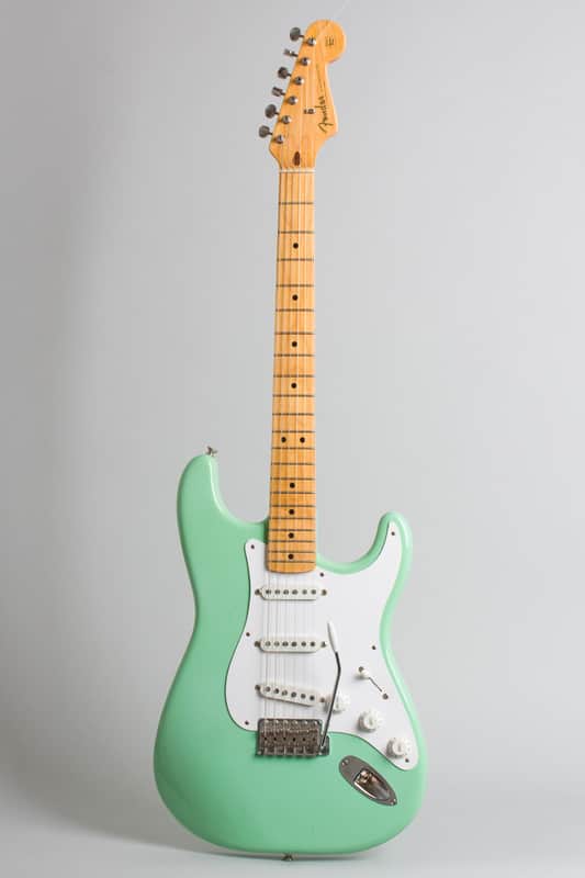 Fender American Vintage 1957 Reissue Stratocaster AVRI 6 string electric Guitar (1987), ser. #V025195, original tweed hard shell case. image 1