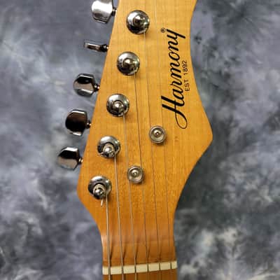 Vintage 1990 Harmony Since 1892 Model H-80T Strat Style Electric Guitar Pro Setup Original Korea image 7