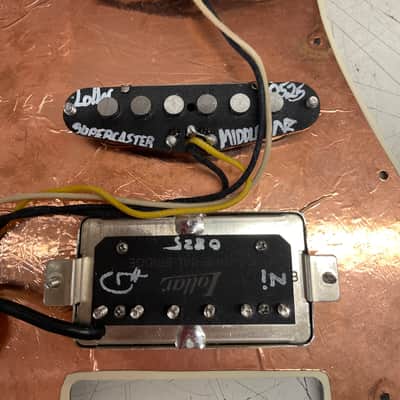 Lollar/Tom anderson Pickguard assembly - Tortiouse guard image 4